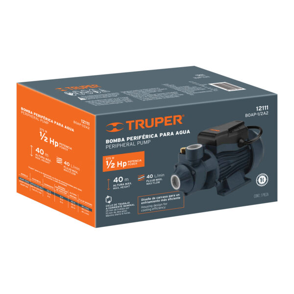 BOAPN-2 Bomba periférica 1/2 HP, Truper