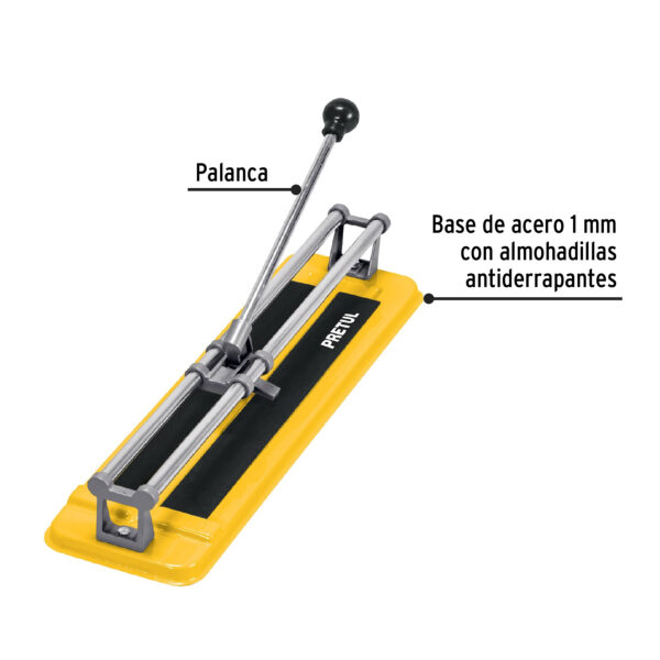 CAZ-40P+FC1 Cortador de azulejo de 16' (40 cm), Pretul