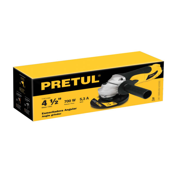Esmeriladora angular 4-1/2' 700 W