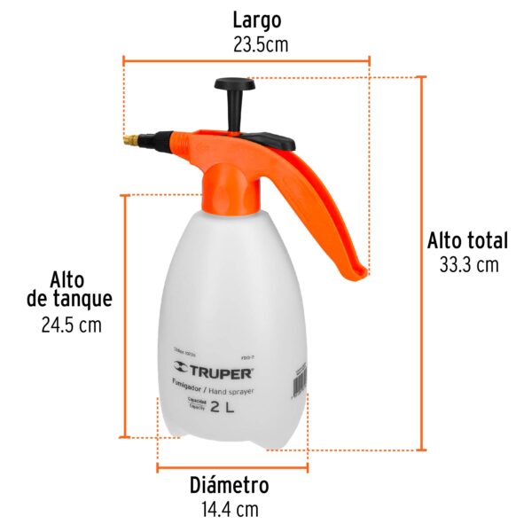 Fumigador de 2 litros doméstico