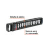 JD-1-4X10P+FC1 Juego de 10 dados cuadro 1/4' std, Truper