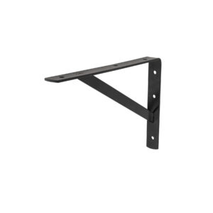 MER-12N Ménsula de acero reforzada negra 8 x 12