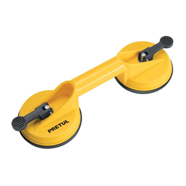 Ventosa de plástico para vidrio, 2 copas de succión