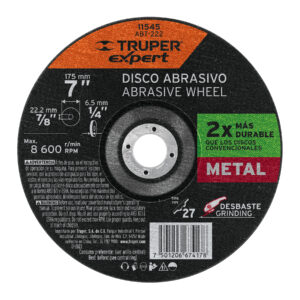 ABT-222-1 Disco Tipo 27 de 7' x 6.4 mm desbaste de metal, Expert