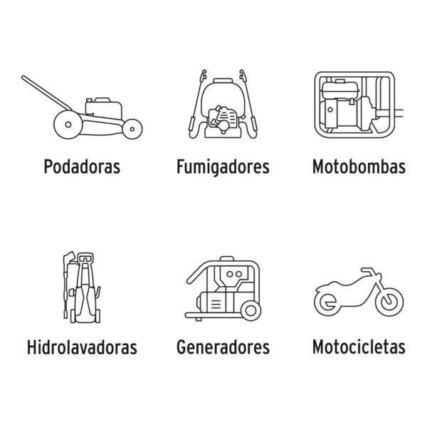 Aceite semi-sintético, 4 tiempos, 400 ml (14 oz), Truper