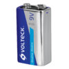 Blíster con 1 pila alcalina 9V, VOLTECK