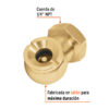 Cabeza infladora de llantas, hembra, cuerda 1/4 NPT, Truper