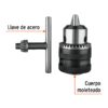 Broquero de 3/8' con llave, Truper