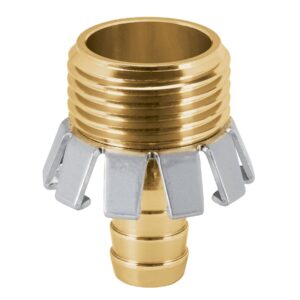 CM-1-2AG-1 Conector 1/2' macho tipo garra de aluminio, Truper