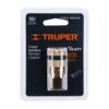 Cople de latón, cuerda 1/4 NPT, hembra, Truper