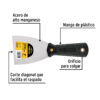 E-3F-2 Espátula flexible con mango de plástico, Pretul