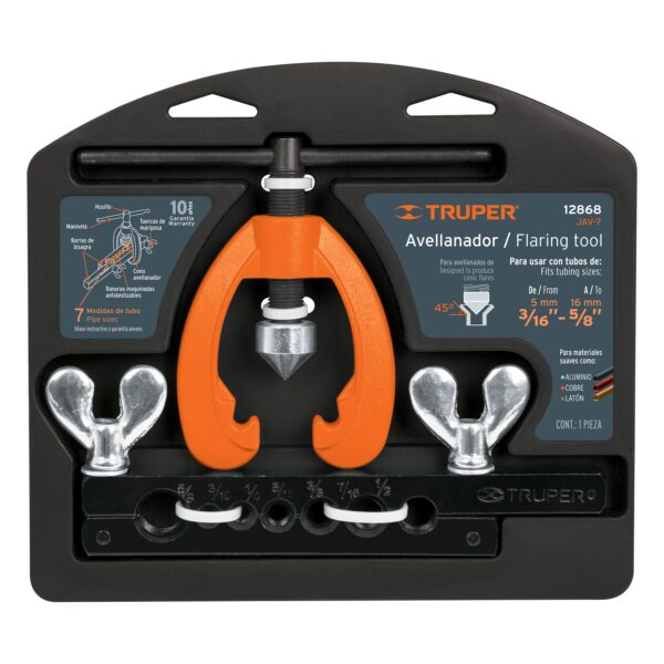 JAV-7-2 Avellanador de 3/16' a 5/8', Truper