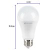 Lámpara LED A19 14 W (equiv. 100 W) luz de día, caja Volteck