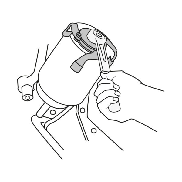 LL-3Q-FA+FC1 Llave universal 2-1/2'-3-7/8' para filtro de aceite, Truper