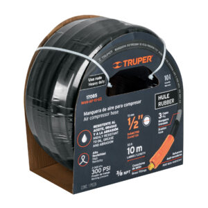 Manguera para compresor, de hule, 10m x 1/2', Truper