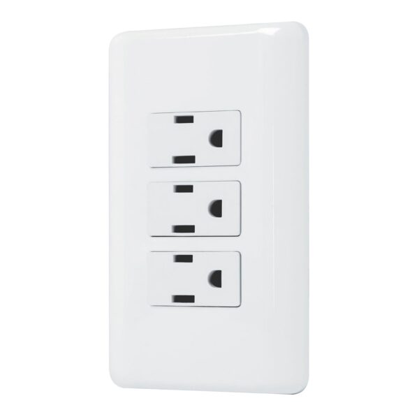 PA-COTR-b-1 Placa armada con 3 contactos, Volteck Basic