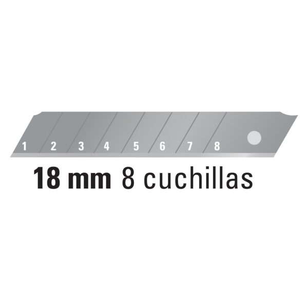 Estuche con 10 cuchillas SK4  para cutter, Truper