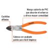 Pinza de corte diagonal 6' mango de PVC